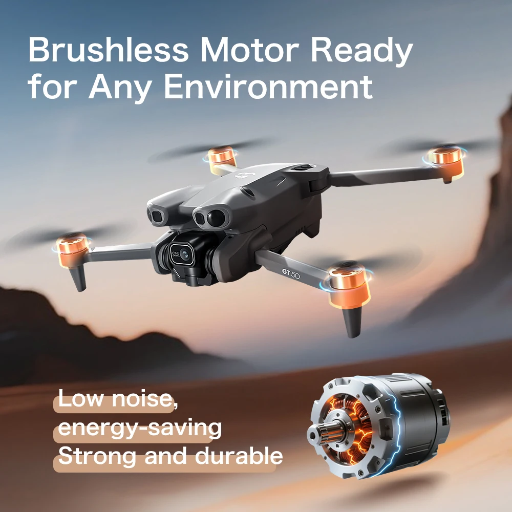 Drone FPV GT50 Brushless 2B 64g Caméra HD WiFi Course