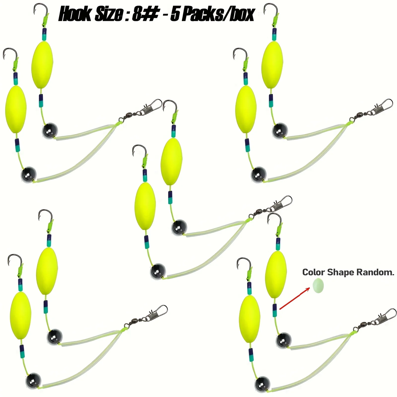 Enhanced Double Hook Rig Set - Perfect for Carp Fishing, Effective in Weeds, Stones, and Silt