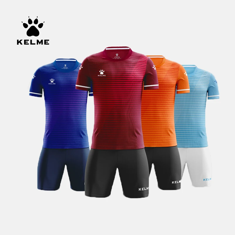 KELME uniforme de fútbol personalizado para hombre, camisetas de fútbol