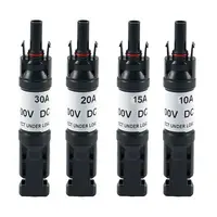 Connecteur de Diode photovoltaïque 10A 15A 20A 30A, 3 pièces, connecteur de câble de panneau solaire PV Compatible avec MC4 pour système solaire PV 1