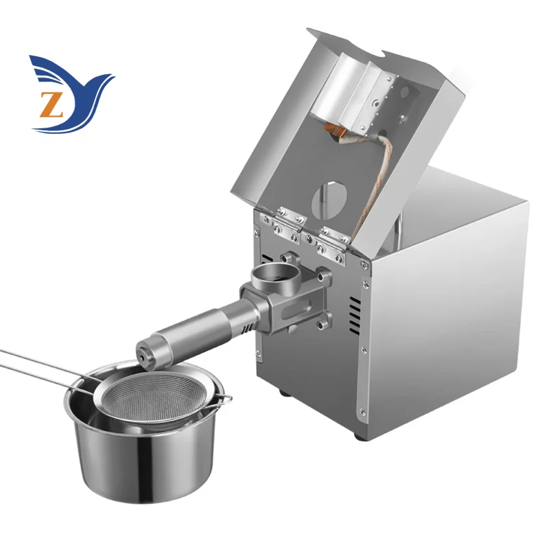 Oil Pressers Machine K28C Kitchen Seeds Sunflower Sesame Coconut Peanut Vegetable Bean Hot Cold Home Commercial Extraction Maker 6