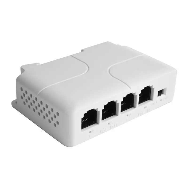 핫세일 1개 4포트 13포트 Poe 연장기 패시브 캐스케이딩 가능 IEEE802.3Af 100Mbps IP 전송 리피터 스위치 NVR IP용