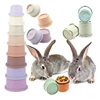 Stacking Cups Toy For Rabbits 1