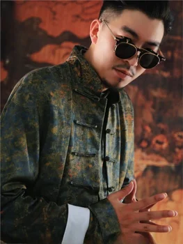 New light luxury handmade button Chinese loose Hanfu