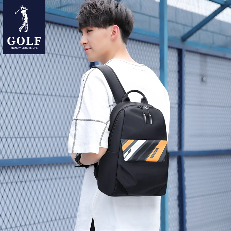GOLF New Trendy Camo Backpack for Men's Computer Backpack Fashion Trend Junior, High School, and College Students backpack