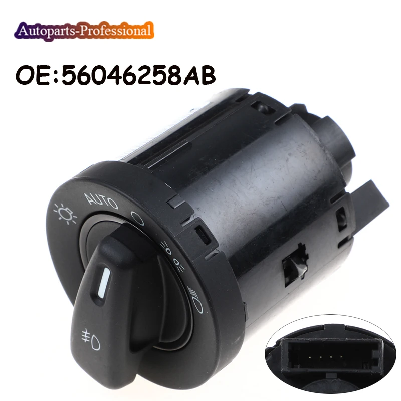 

High Quality Headlight Fog Light Lamp Control Switch For Dodge Charger 2011-2018 56046258AB Car Auto accessorie