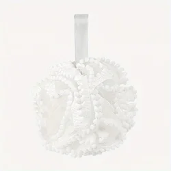 Luxurious Dual - Purpose Bath Bomb - Ultra - Soft, Non - Scattered Flower Balls (White)