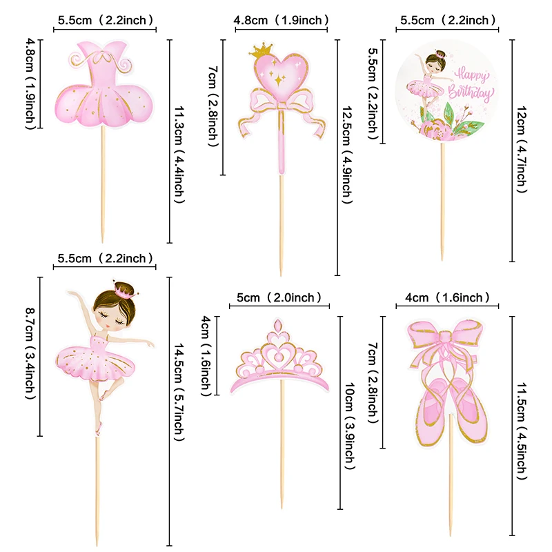 Ballet Anniversaire Party Accessoires Ballerine Party