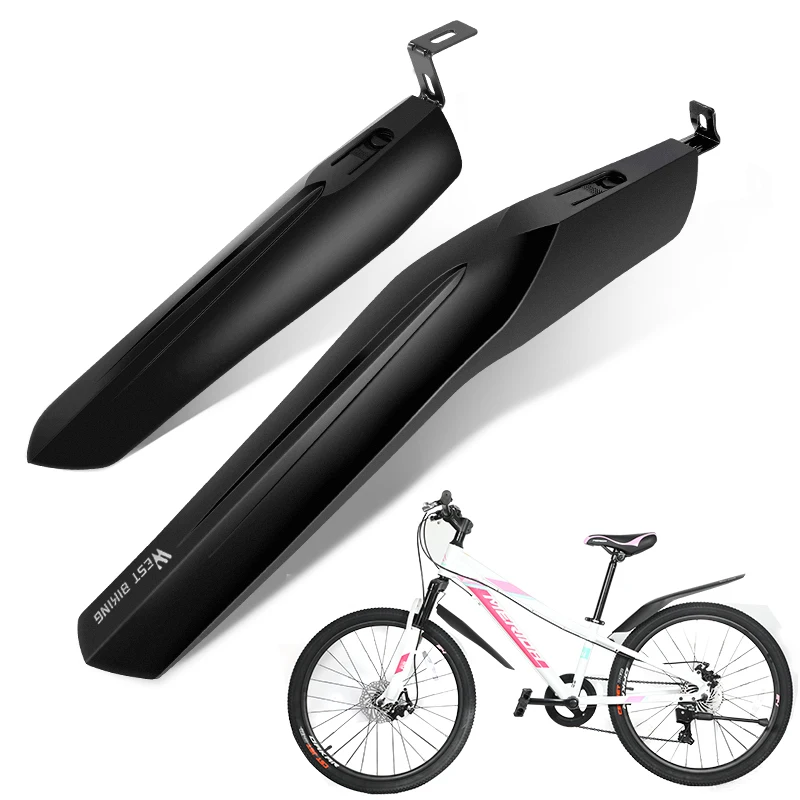 SKS Rowdy Bike Fenders - Front & Rear Set For 20-24 Inch Kids Mountain Bikes