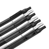 M&G Metal Mechanical Pencil Set with Refills Black Silver 0.3,0.5,0.7,0.9mm Art Drawing Sketch 2B Pencils Student Writing Tools 4