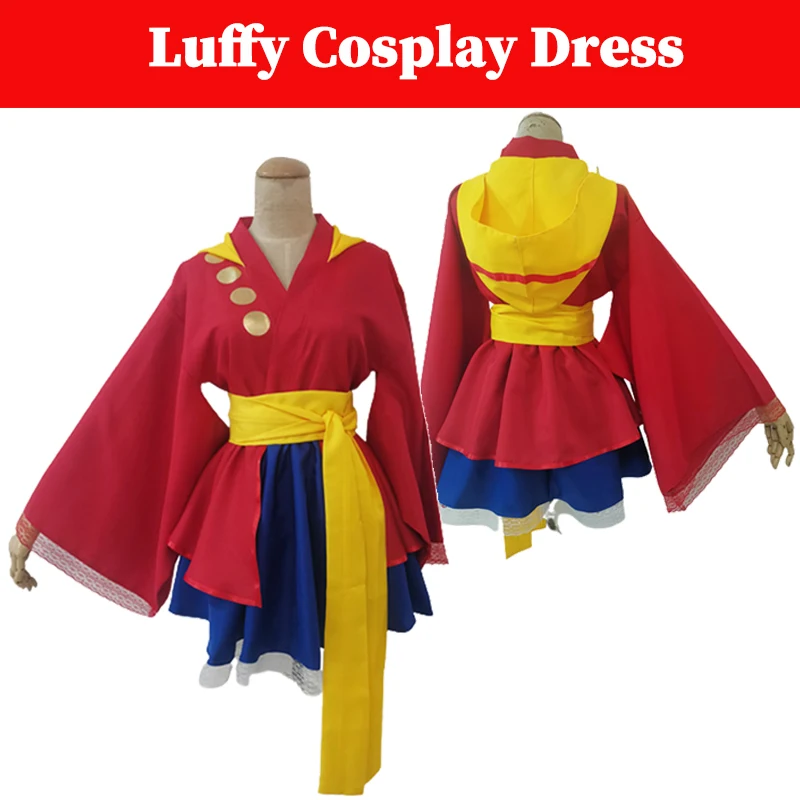 

Женский костюм для косплея Luffy, женский костюм для костюмированной вечеринки в стиле пиратского ролевых игр, костюмы для Хэллоуина, карнавала