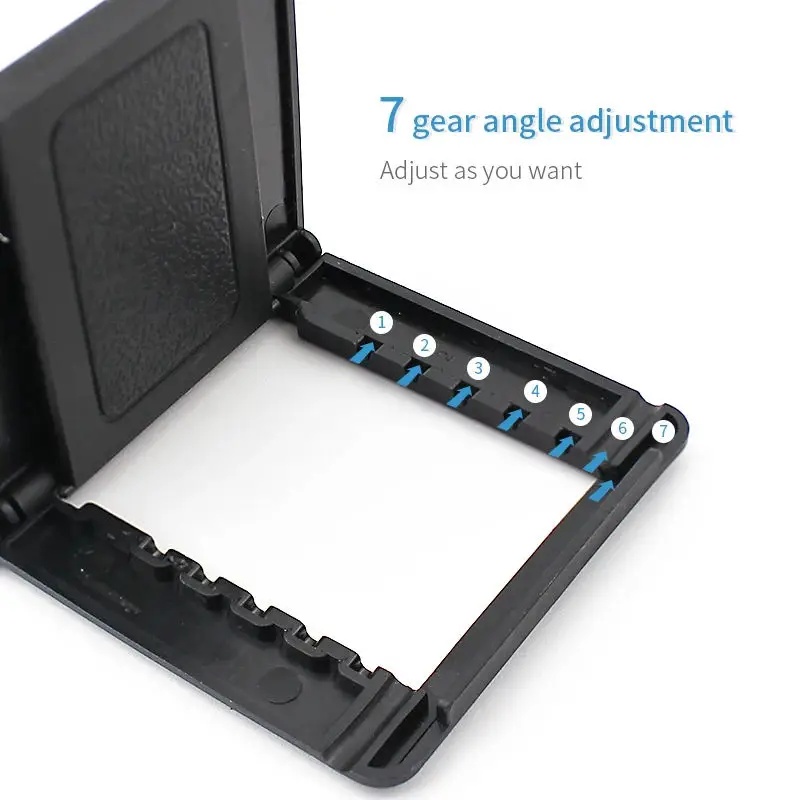 Foldable Adjustable Mobile Phone Desk Holder - Portable Stand and Organizer