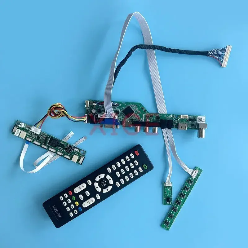 Per Mt200Lw01 Lm220We5 Kit Scheda Controller Driver Lcd 1680*1050 Segnale Tv Analogico Schermo Monitor Da 20 "Lvds 30 Pin Vga + Hdmi + Av + Usb
