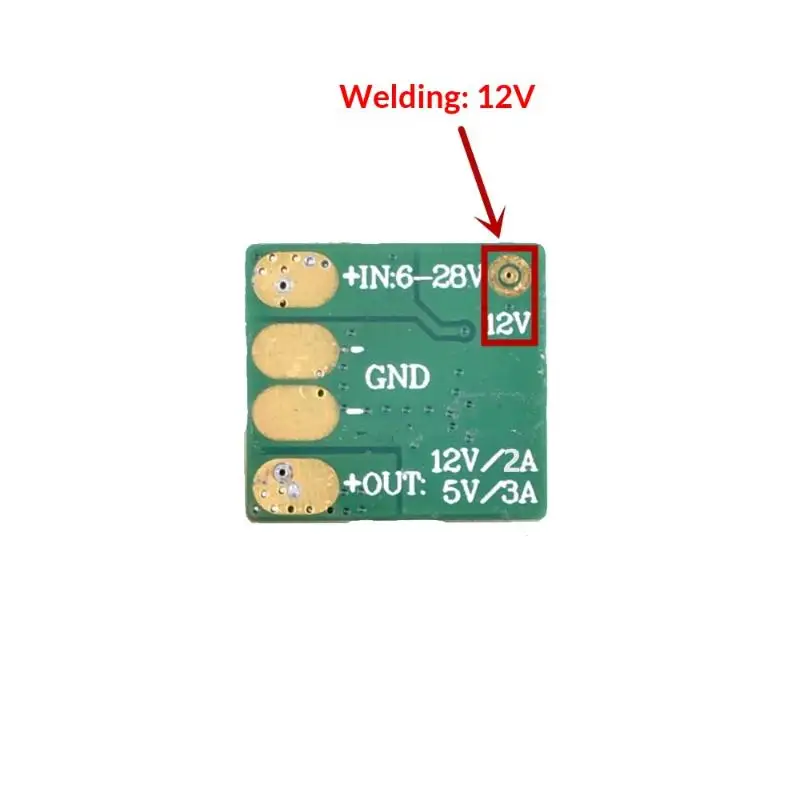 Micro BEC 5V/3A 12V/2A pour Drone FPV Freestyle RC - 1 Pièce