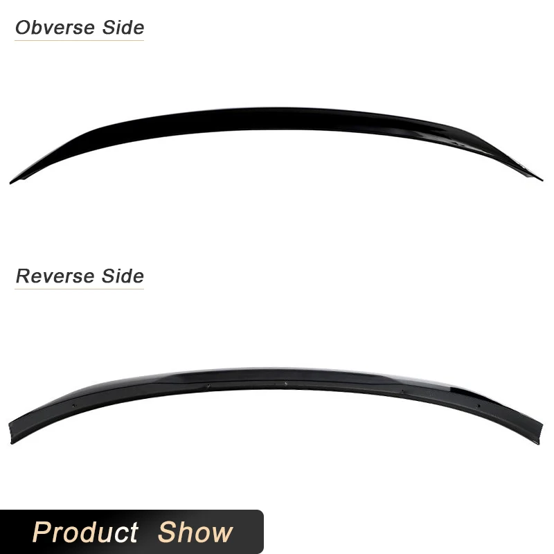 자동차 리어 트렁크 스포일러 윙, ABS 광택 블랙, BMW 3 시리즈 G20 G28 G80 M3 세단 2019 2023 리어 스포일러 부트 리드 윙 립