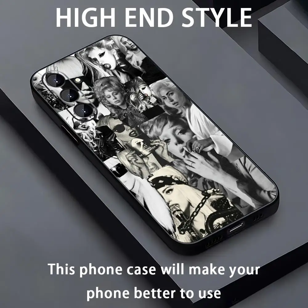 Lady Gaga Mayhem Soft Black Phone Case