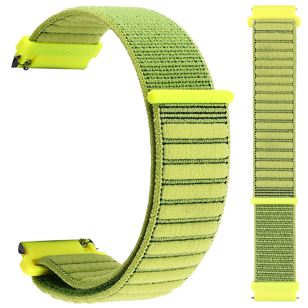 Versatile Nylon Watch Strap - 20mm/22mm, Breathable Loop Bracelet