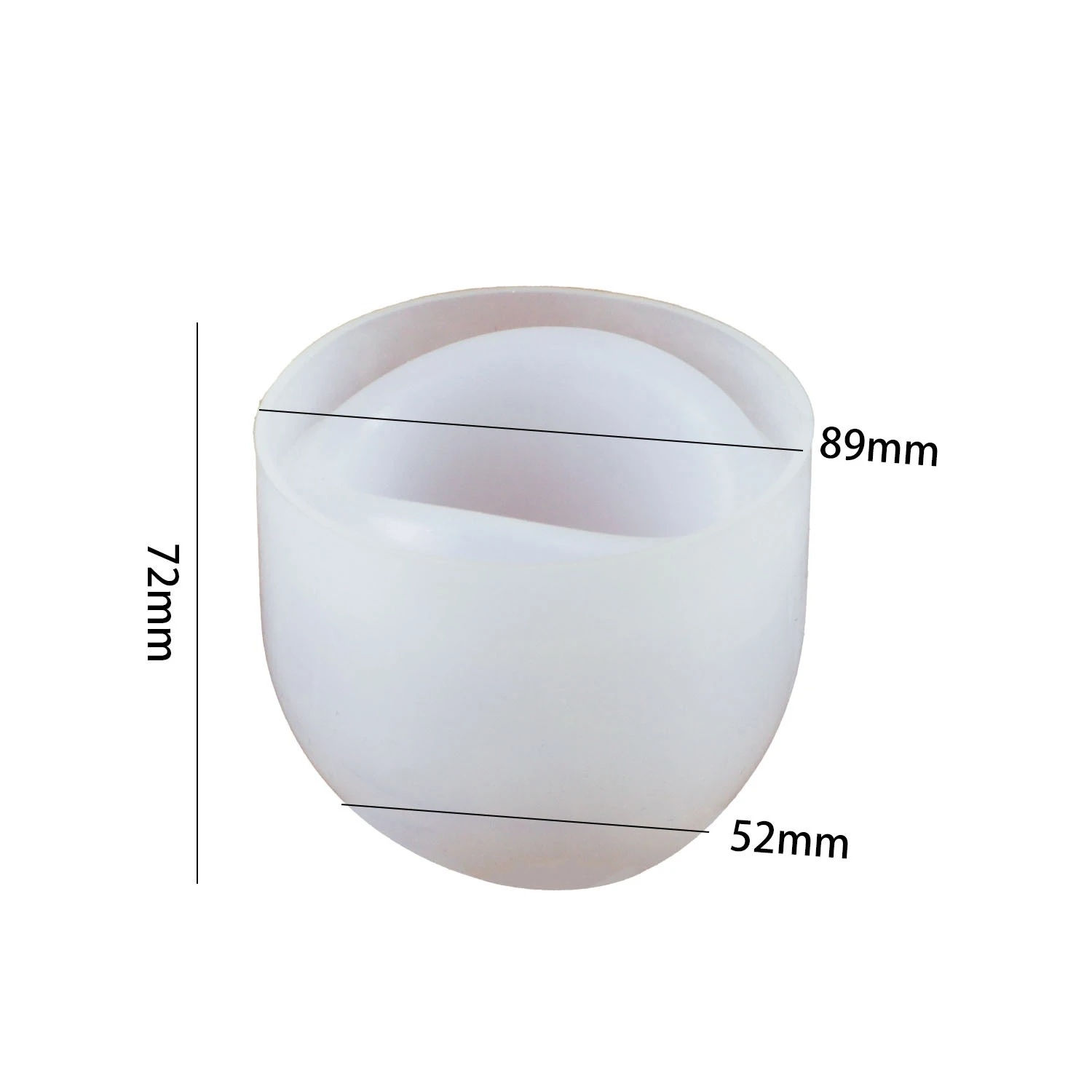 DIY Handmade Arc Tai Chi Gypsum Candle Cup Mold Resin Concrete Storage Box Making Silicone Mould Gift Box MakingTool