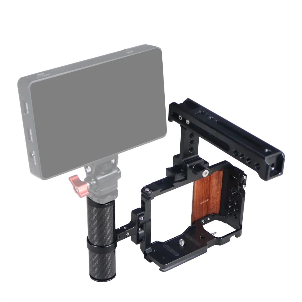 Aluminum Camera Cage for Sony ZV E10 Video Rig