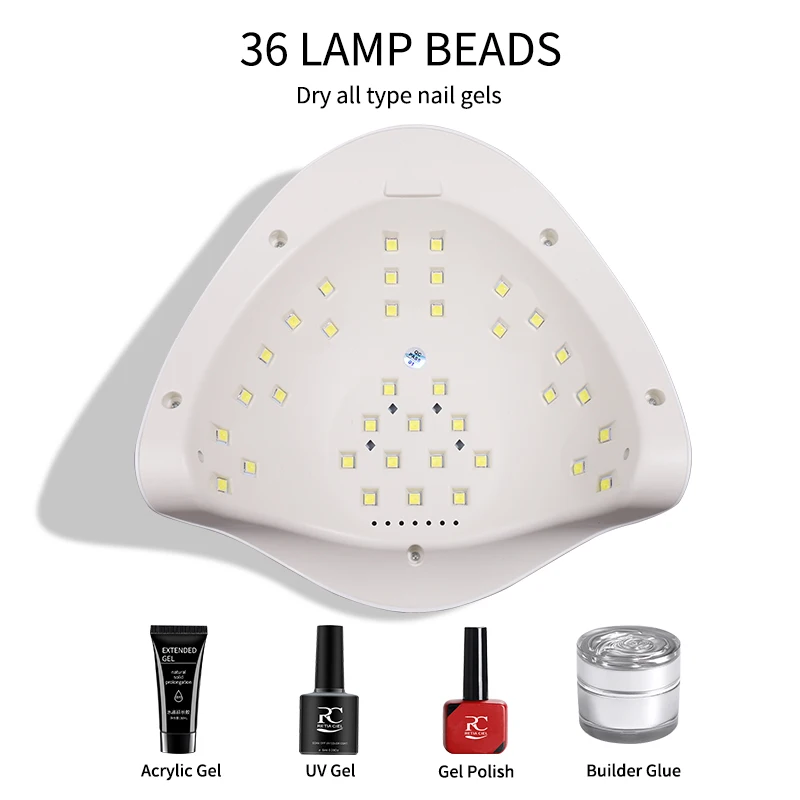 Lampe de séchage d'ongles UV, vernis à ongles Gel, lampe Led de cabine de manucure, Machine de séchage d'ongles, équipement professionnel