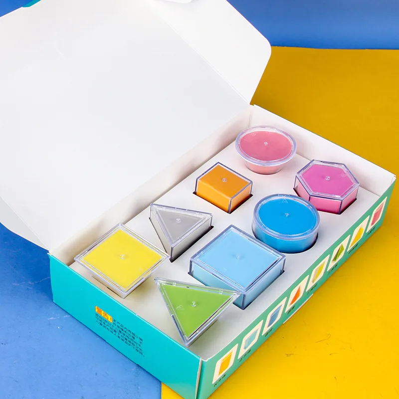 3d Shapes Geometric Set 12 Pieces Montessori Demonstration Teaching Aids For Home Preschool Elementary School Supplies
