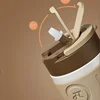 Travel Thermal Mug Ceramic Liners 316 Stainless Steel Thermo for Coffee Long-lasting Heat Preservation with Straws Water Bottle 5