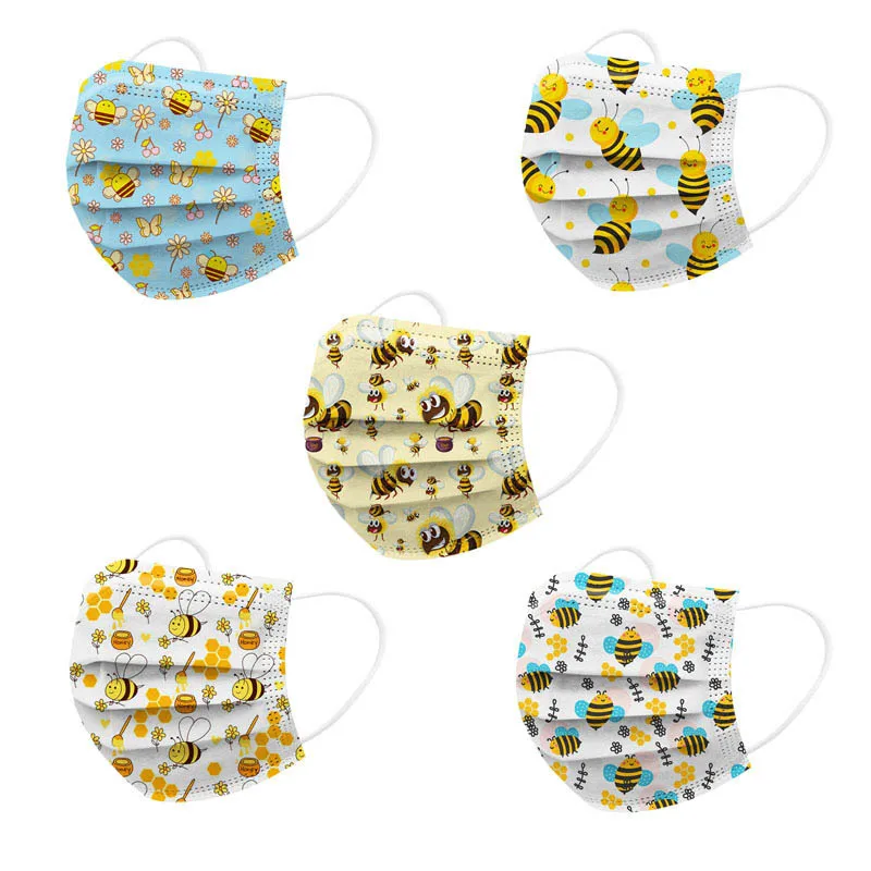 Рисунок 6 - смешанная одноразовая маска для лица с принтом