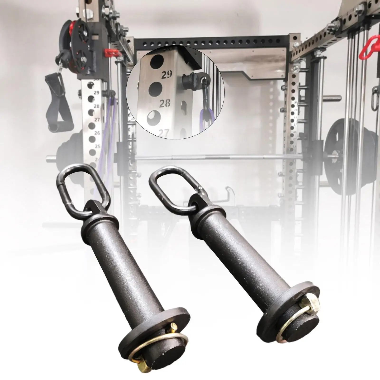 Electric Cage Squat Rack Easy Assembly Strong Load Bearing Home Gym Accessory Pull-up Assist Device for Indoor Bodybuilders