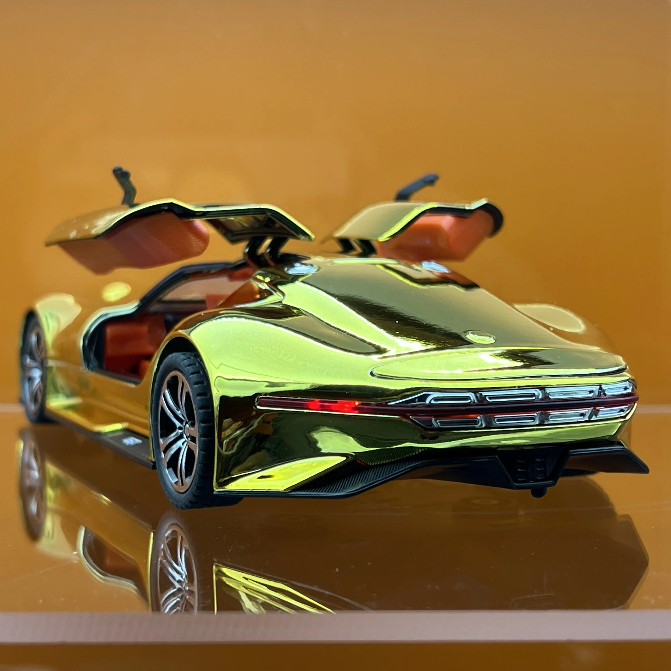 1:24 메르세데스 벤츠 AMG 비전 GT 슈퍼카 합금 다이캐스트 금속 모형 자동차 컬렉션 장식품 장식품 소년을 위한 명절 선물