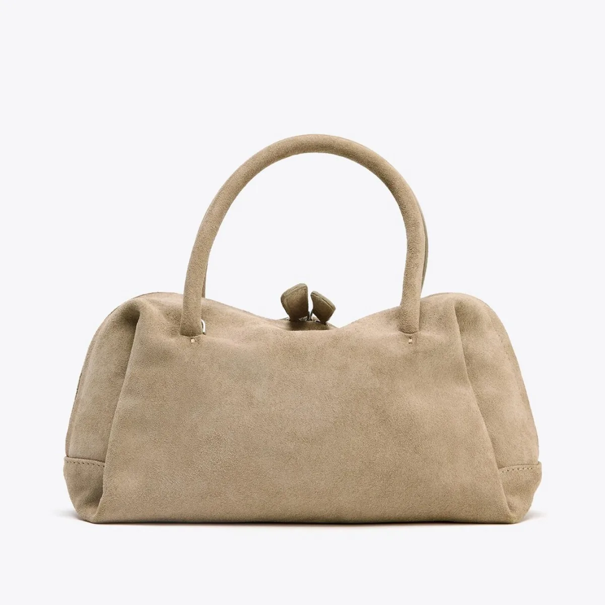 Underarm Shoulder Bags For Women PU Suede Pure Color Top-handle Bag 2025 Autumn New Luxury Designer Handbags Purses