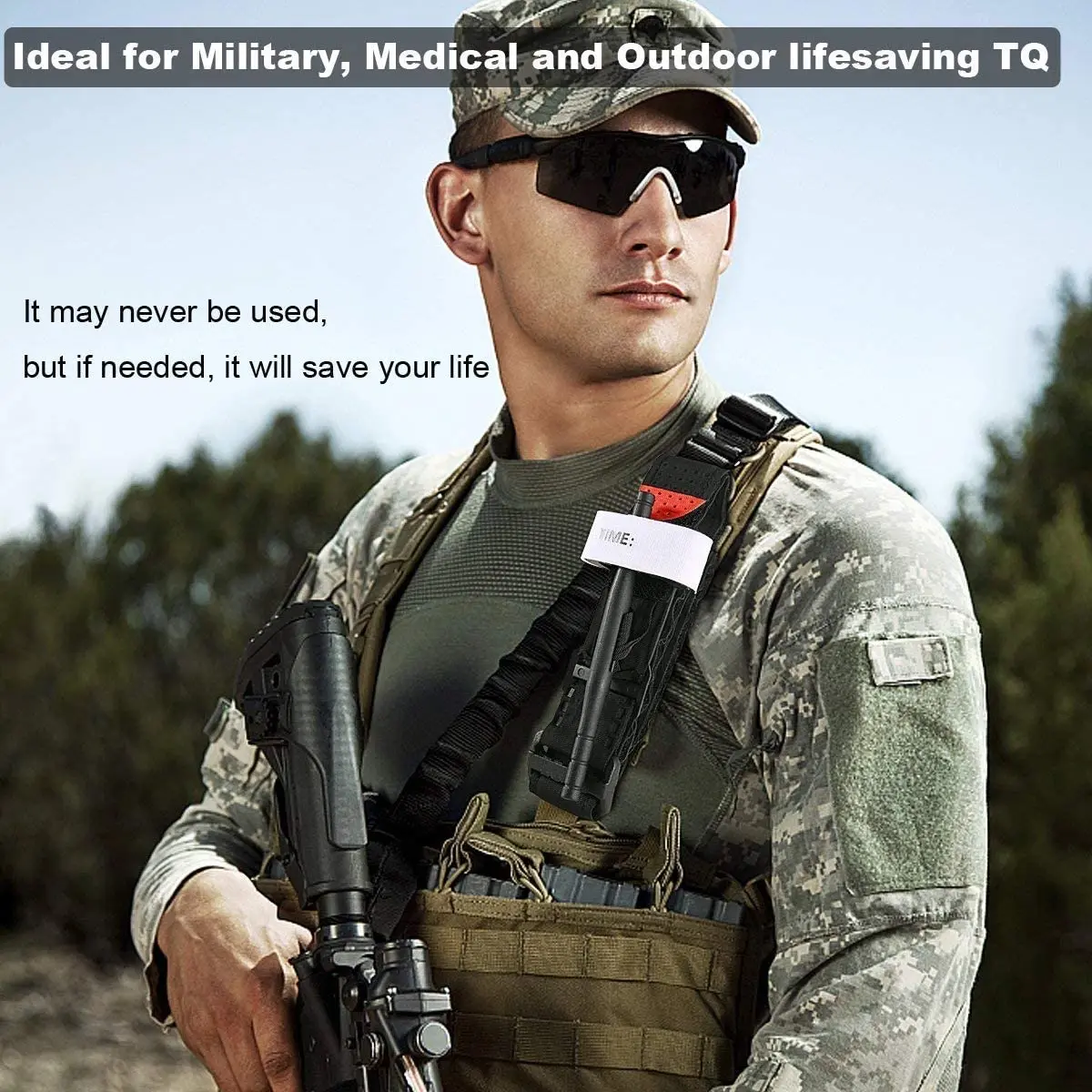 Emergency Tourniquet Outdoor Portable First Aid Kit Quick Slow Release Buckle Survival Tool Military Supplies Tactical Equipment tourniquet kit tactical tourniquet