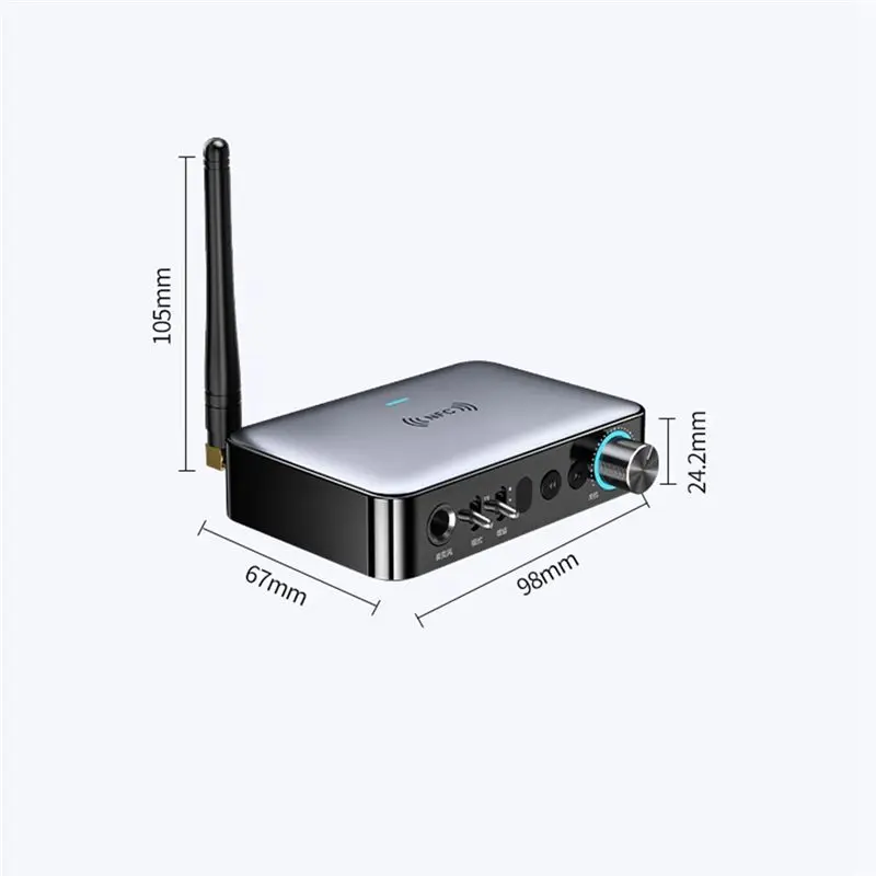 핫 블루투스 수신기 송신기 5.1 스테레오 3.5Mm AUX 동축 RCA 무선 오디오 어댑터 마이크 TV용 노래방