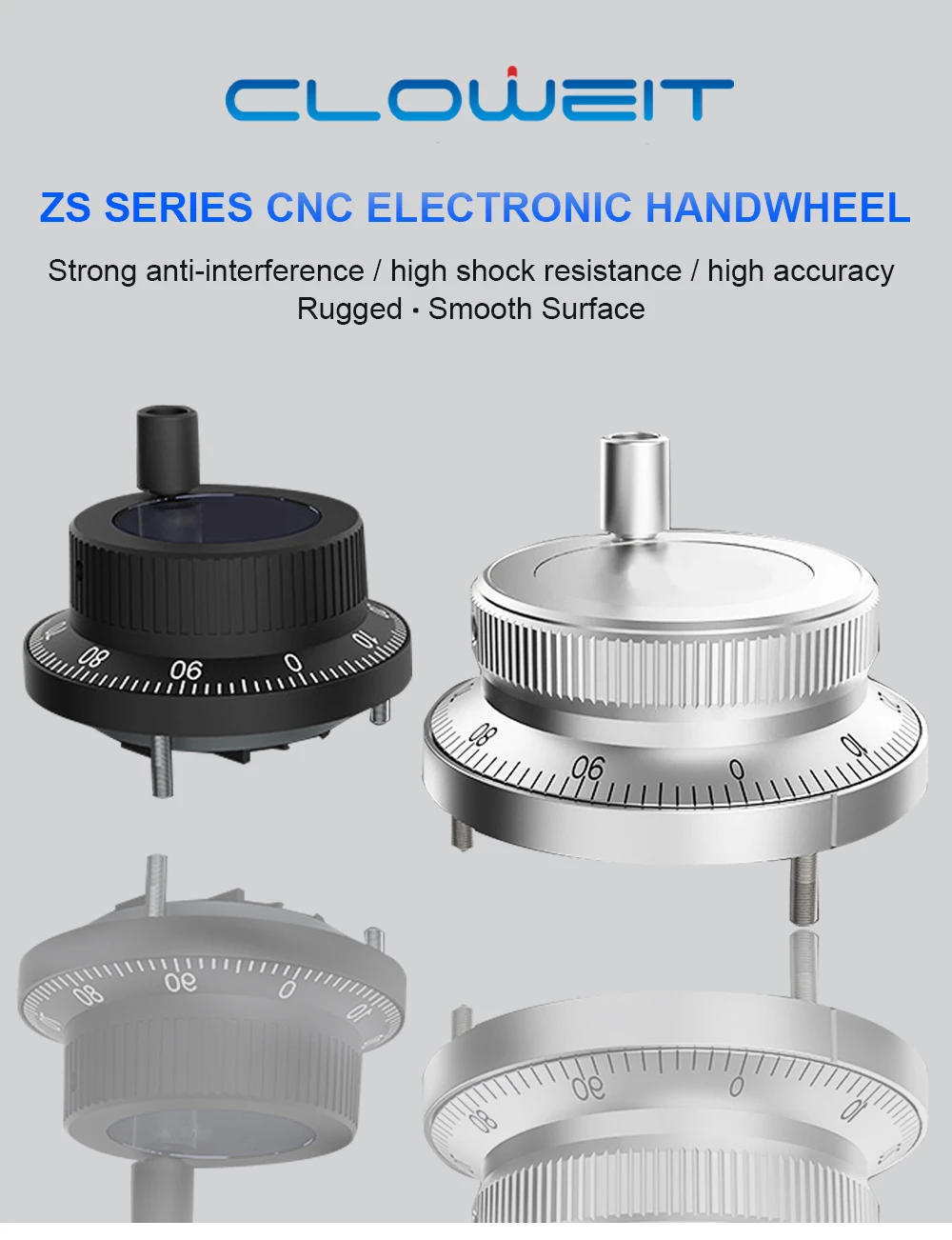 Description Picture 2 of itemZS61 CNC Numerical Control Electronic Handwheel Lathe Hand Shake Wide Number Kandi PLC System Pulse Generator Hand Pulse Wheel