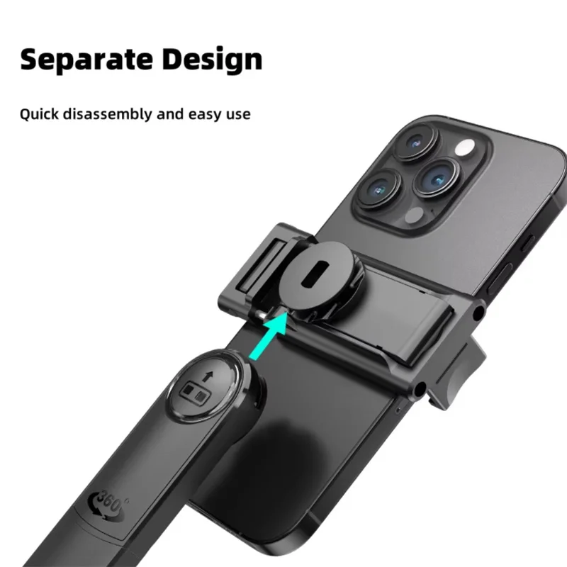 FANGTUOSI Selfie Stick with Bluetooth Remote and Intelligent Stabilizer