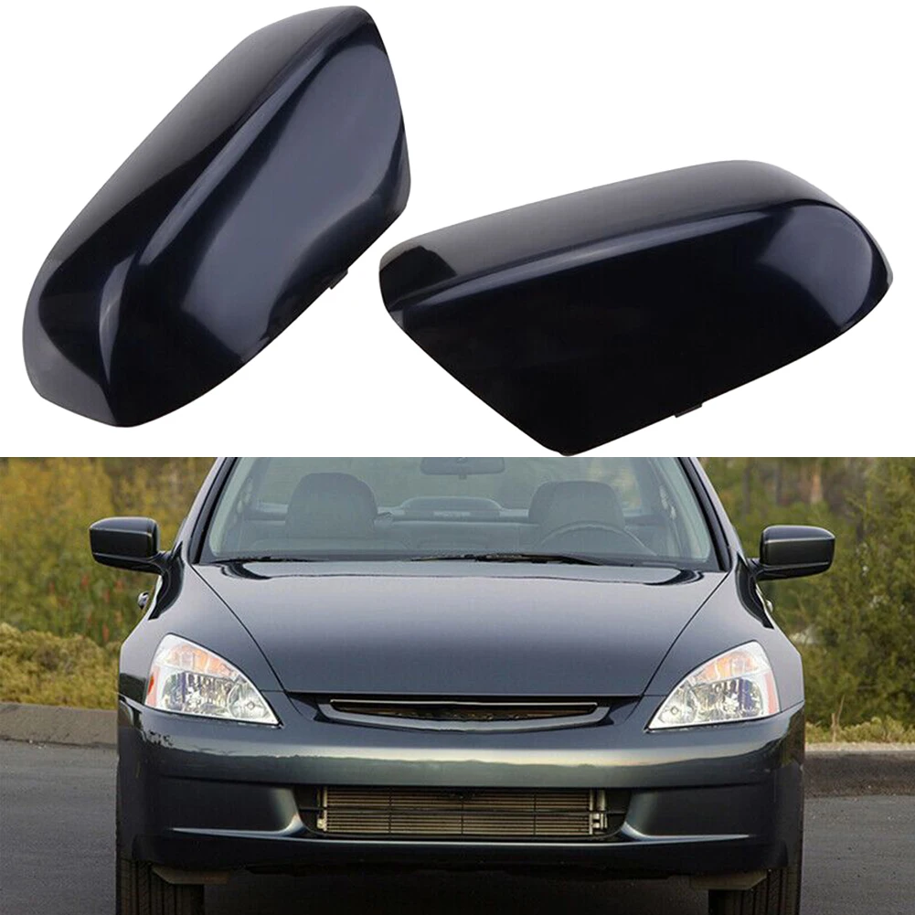 

Durable Mirror Cover Parts 1 Pair Door For Accord 2003-2007 For Honda Gloss Black Rearview Replacement Side Mirror Cap