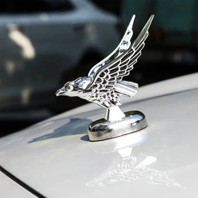 1PC Exterior Decoration Car Bonnet Front Ornament Hood Eagle Badge