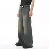 IEFB Men's Vintage Jeans Fashion Washed Street Casual Wide Leg Denim Pants Summer Distressed Loose Male Versatile Trousers 9C354 2