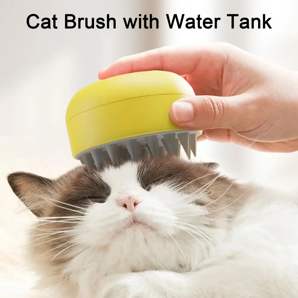 Cat Steam Brush Easy to Clean Cat Brush Pet Hair Grooming Tool with Water Tank for Cats Dogs Multifunctional Steam for Pets
