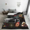 Rod Wave Hip Hop Rapper Blanket Cover Singer Last Lap Album Flannel Throw Blanket Portable Lightweight Multi-function Thin Quilt 2