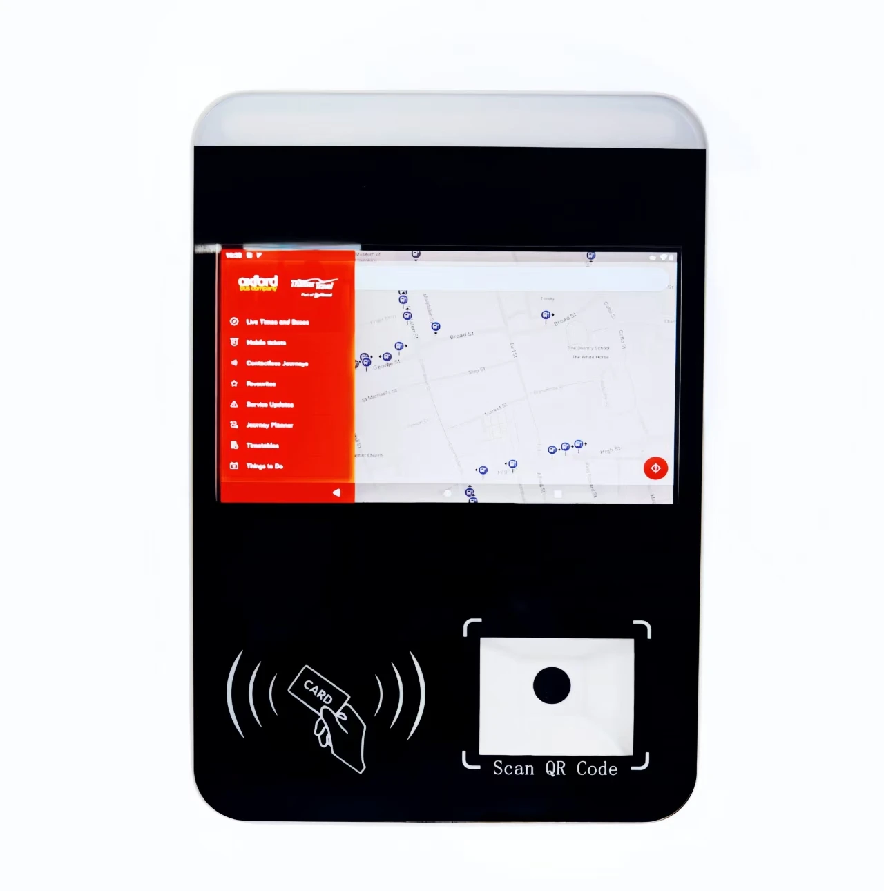 안드로이드 시스템 RFID NFC 미페어 비접촉식 카드 검증기 (시내버스 결제용)