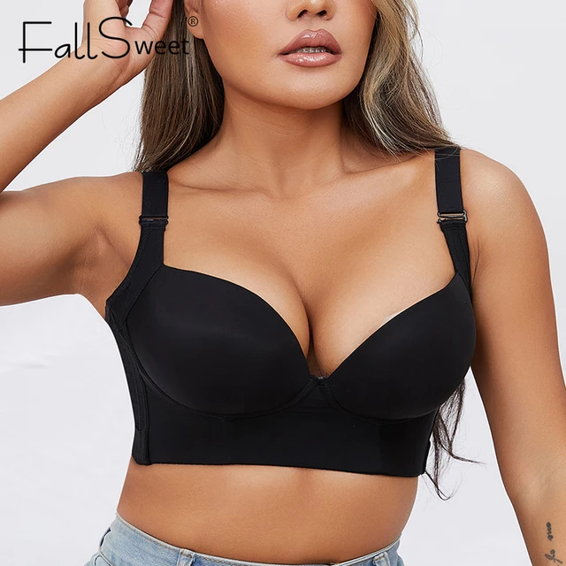 Deep Cup Bra Hide Bra Back Fat Bra  Push Bra Hides Back Fat - Push Bras  Women Deep - Aliexpress