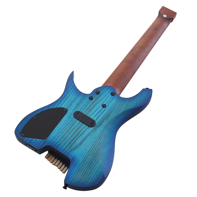 新着 8 弦ヘッドレスエレキギター 30 インチソリッドアッシュウッド