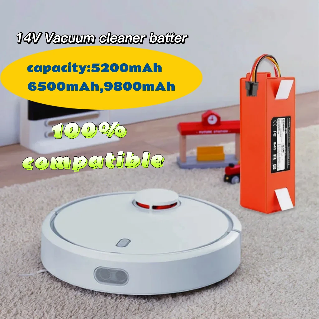 

Original 14.4V Li-ion Battery Robotic Vacuum Cleaner Replacement Battery for Xiaomi Robot Roborock S50 S51 S55 Accessory Spare