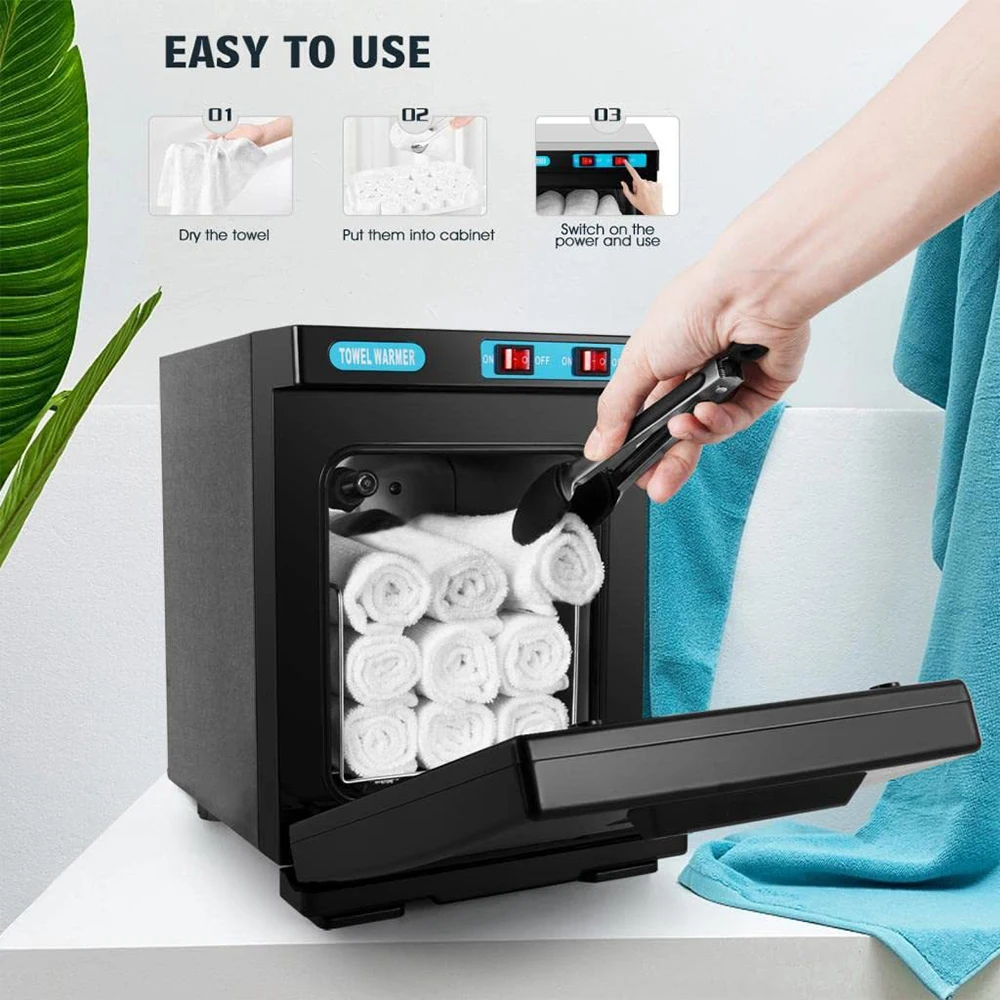 Beauty Salon Nail Salon Heating Towel Cabinet Sterilization Cabinet Multifunction Ultraviolet Ozone for Manicure