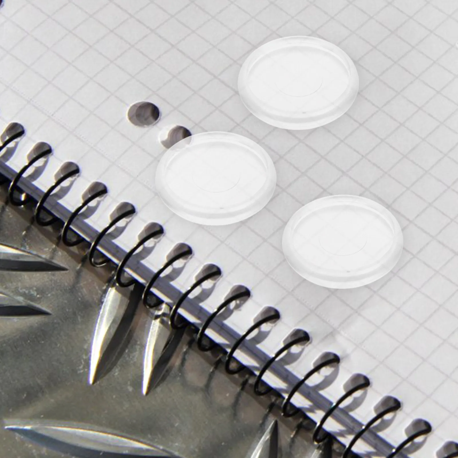 44개 디스크바운드 확장 디스크, 강력하고 유연한 플라스틱 바인더 링, DIY 플래너, 저널, 가정 및 사무실 정리 도구