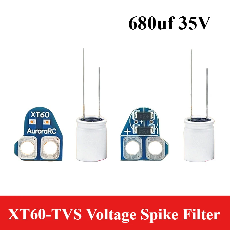 Matek XT60 TVS 680uF 35V Filtre Anti-Surtension pour Drone FPV