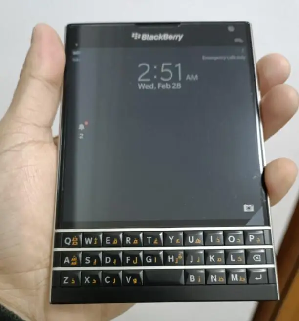 Original Unlocked BlackBerry Passport Q30 Cell Phone 32GB ROM 3GB RAM 13MP Camera Bluetooth Touch Screen WiFi Smartphone Bar images - 6