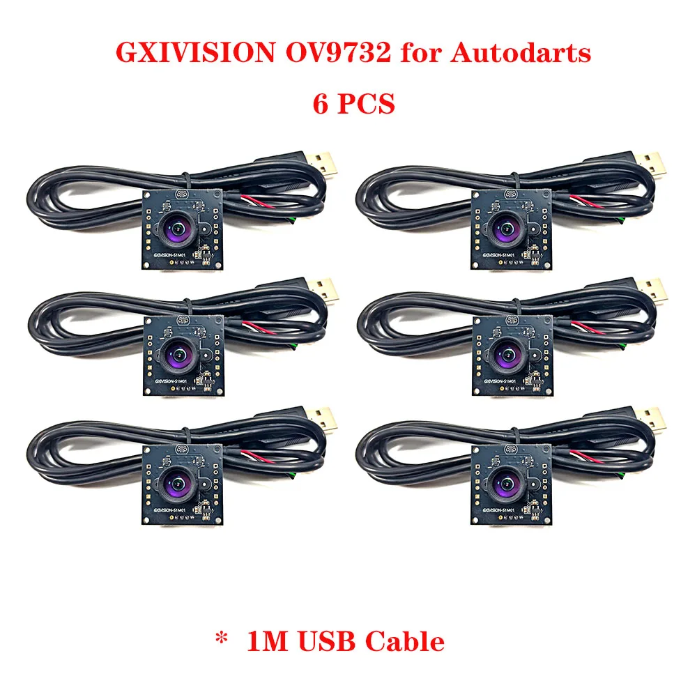 Autodarts Camera OV9732 GXIVISION 1M/2M USB cable 1MP 1280*720 30fps Camera module accuracy rate above 99%
