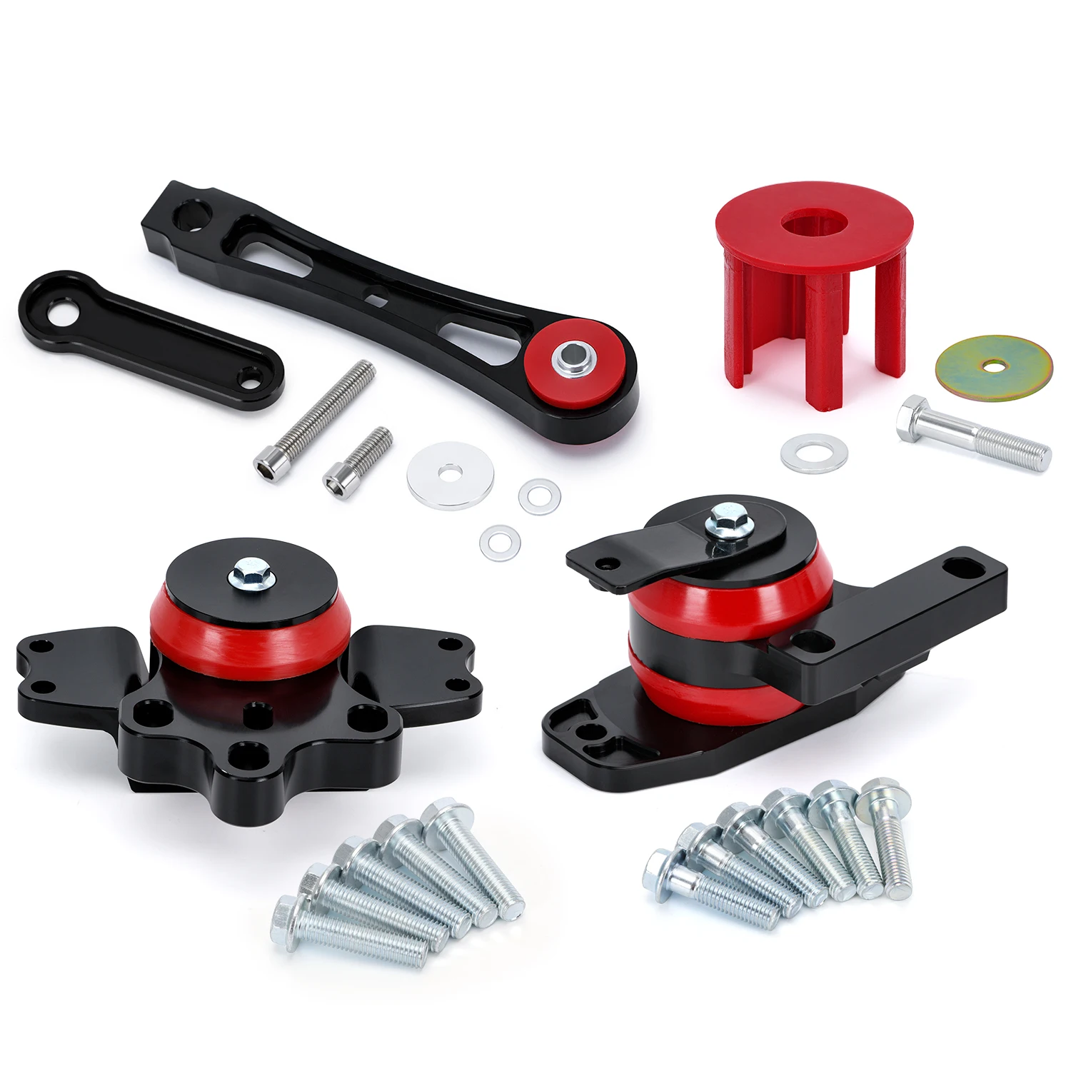 PQY-85A POLY Engine Transmission Pendulum Mount Kit For 09+ VW Jetta Golf MK5 MK6 Passat Audi TT A3 2.0 TSI