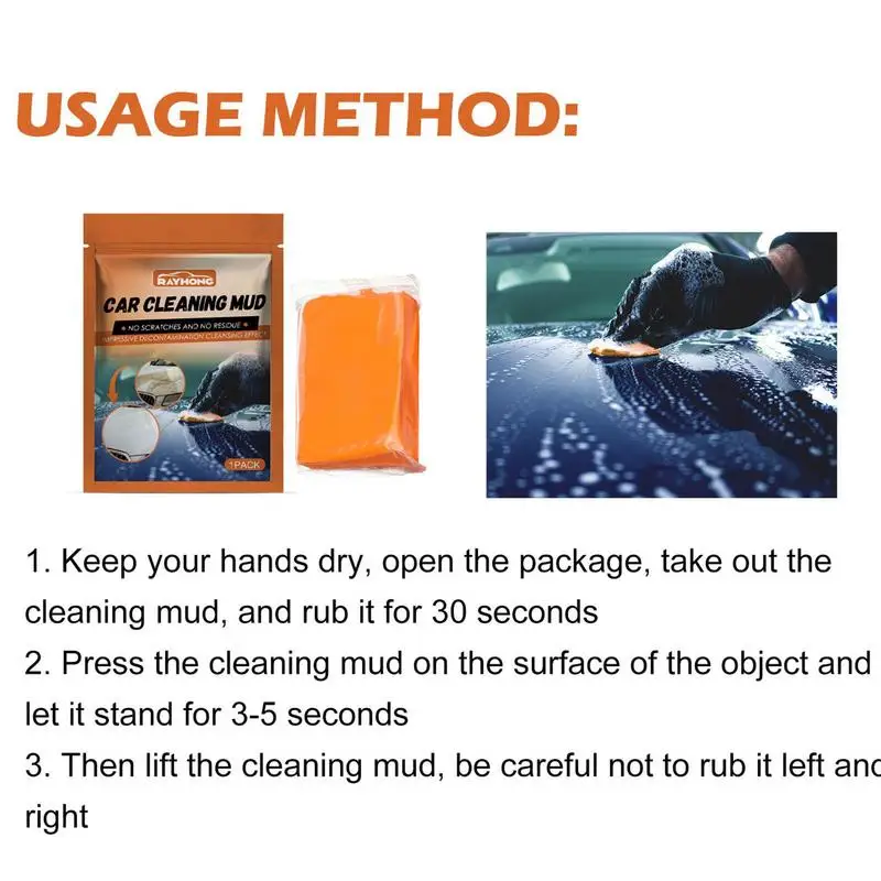 Car Cleaning Clay Bar Clay Bar Cleaning Auto Detailing Cleaner Car Magic Fine Medium King Grade Heavy For Wash Mud